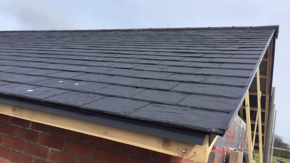 Roofing and construction work