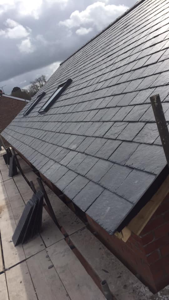 Completed roof project