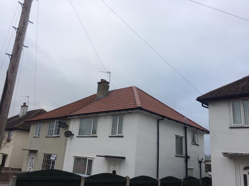 Construction and roofing work