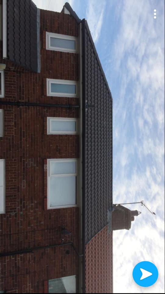 Slate and lead work detail